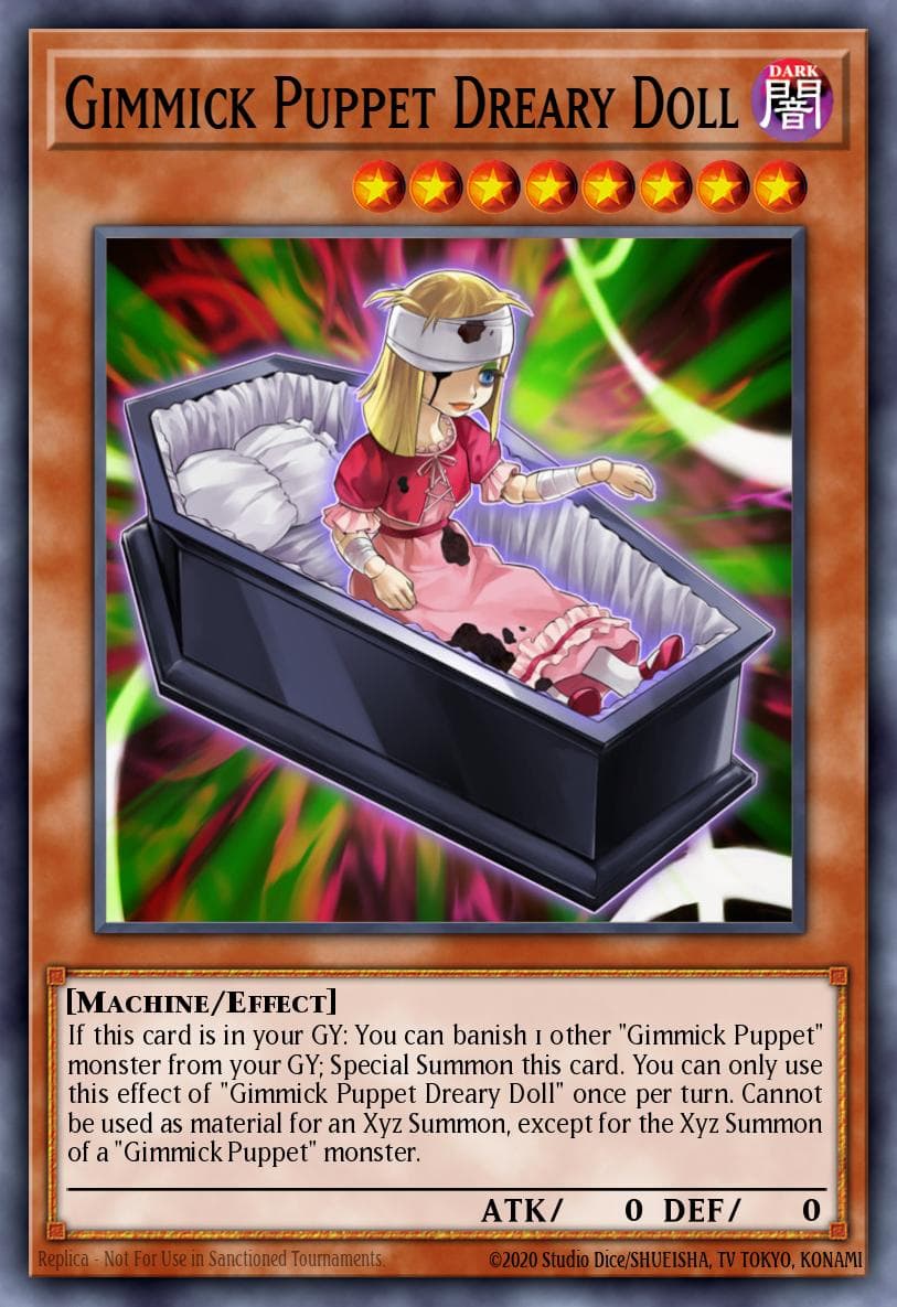 Gimmick Puppet Dreary Doll Premium Gold card