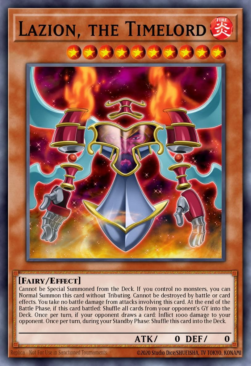 Lazion, the Timelord Battles of Legend: Light's Revenge card