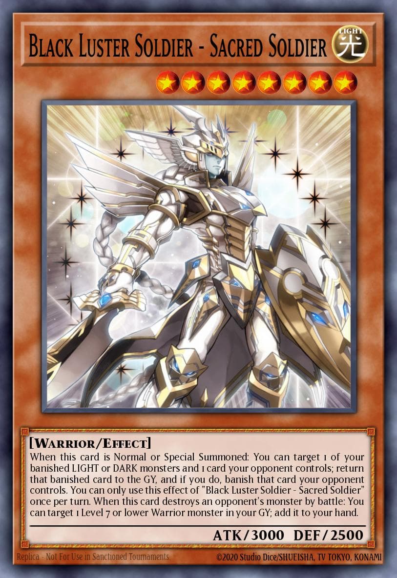 Black Luster Soldier - Sacred Soldier Breakers of Shadow: Special Edition card