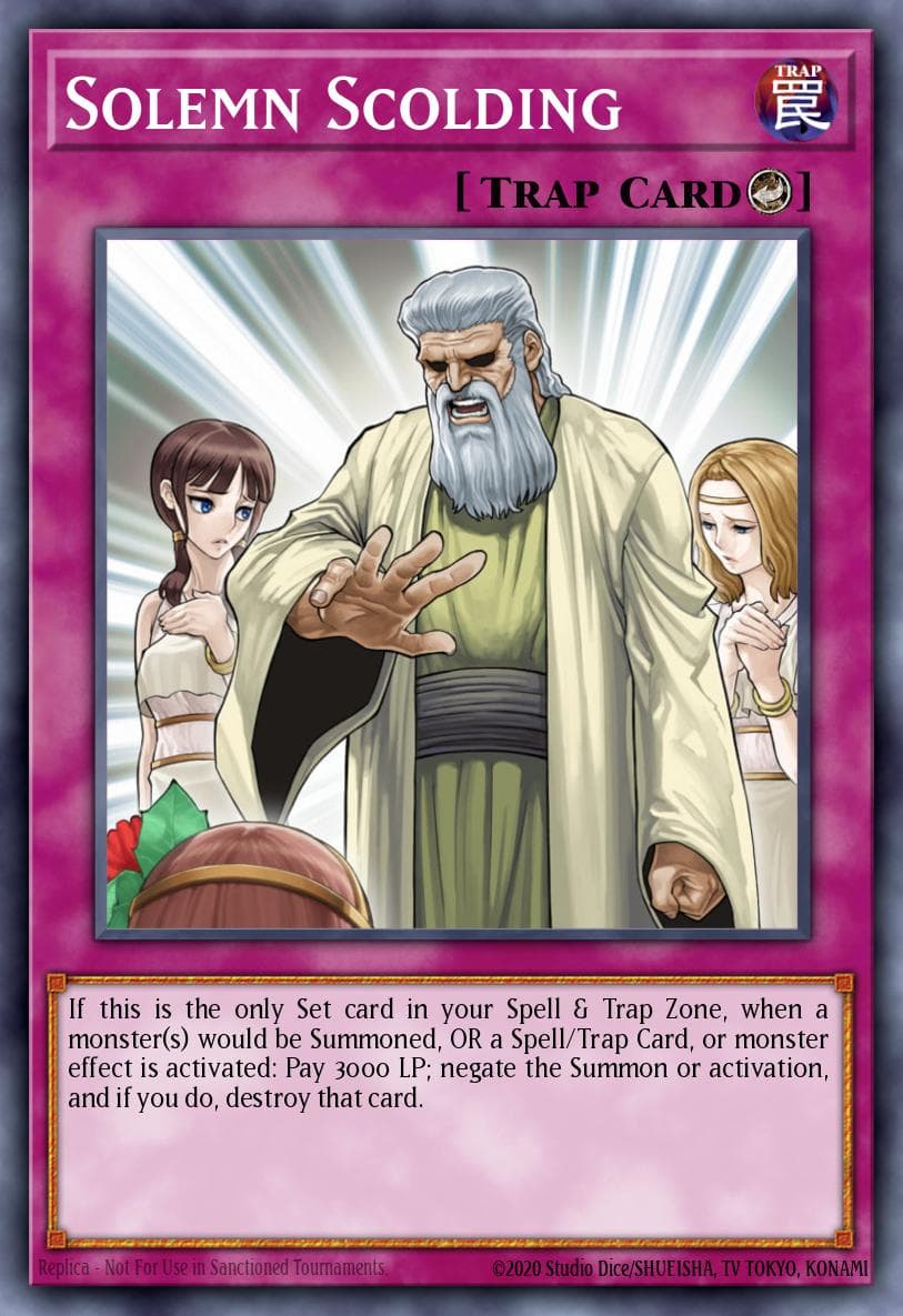Solemn Scolding 2015 Mega-Tin Mega Pack card