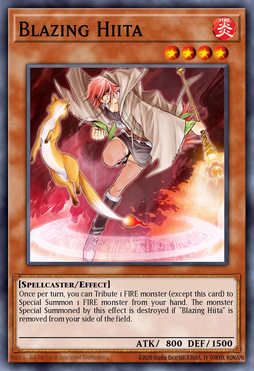 Blazing Hiita Dark Revelation Volume 4 card