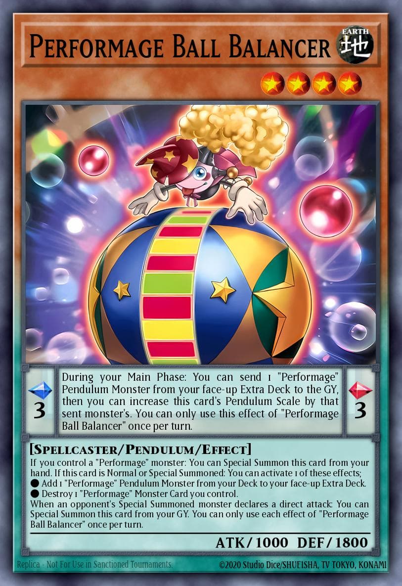 Performage Ball Balancer Rage of the Abyss card