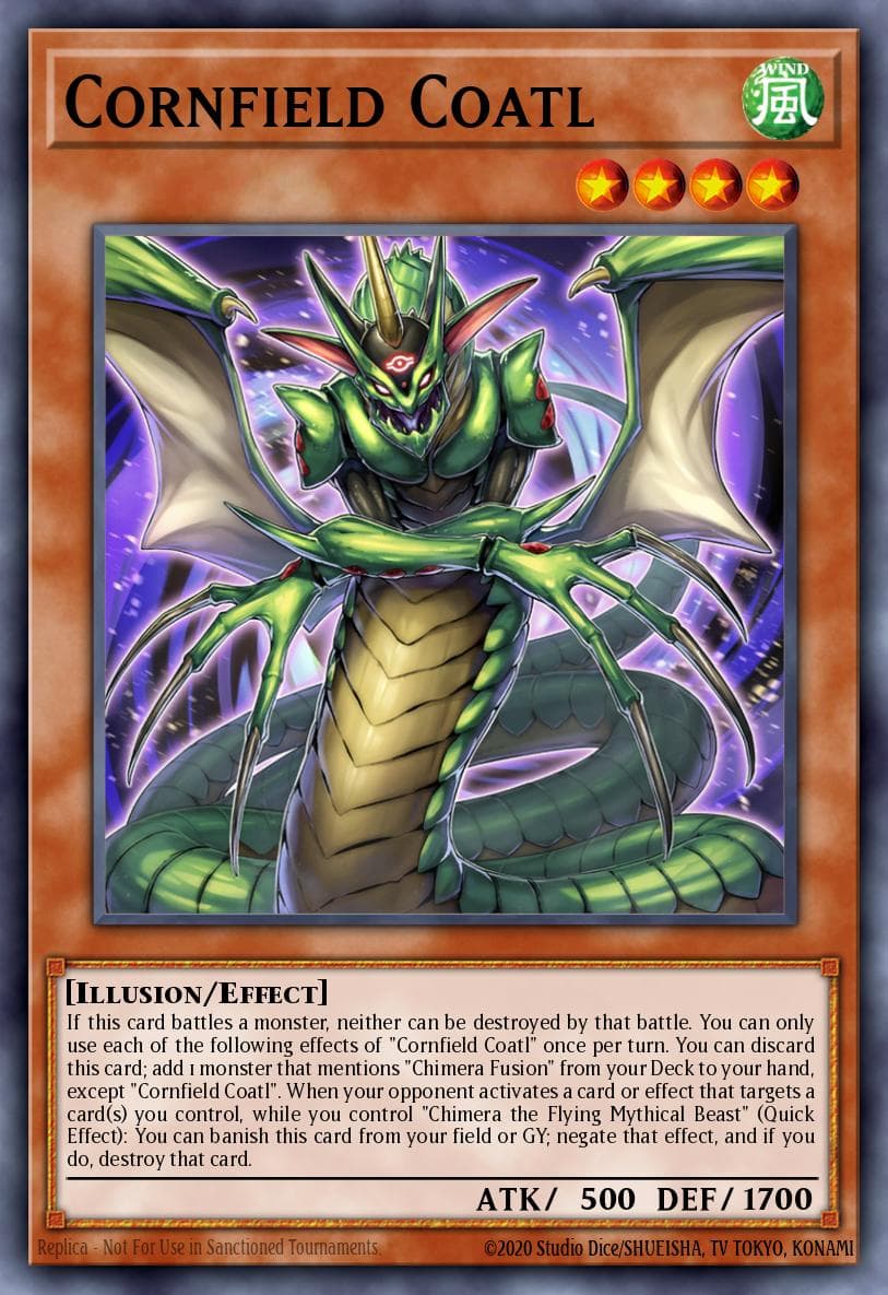 Cornfield Coatl Duelist Nexus card