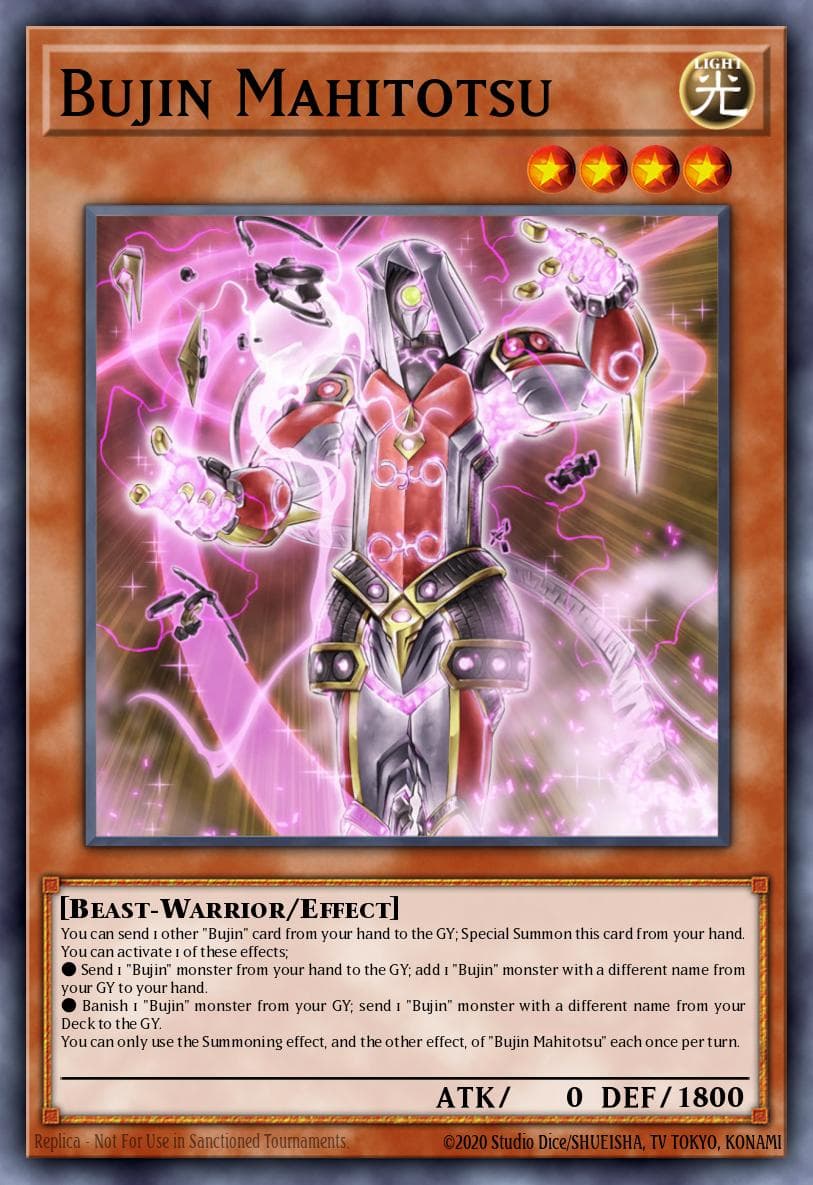 Bujin Mahitotsu Lightning Overdrive Premiere! promotional card card