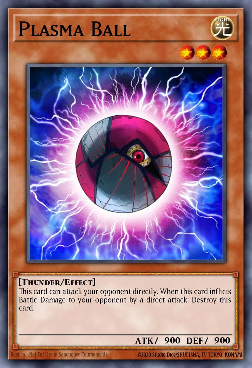 Plasma Ball Photon Shockwave Sneak Peek Participation Card card