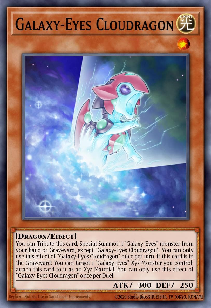 Galaxy-Eyes Cloudragon World Superstars card
