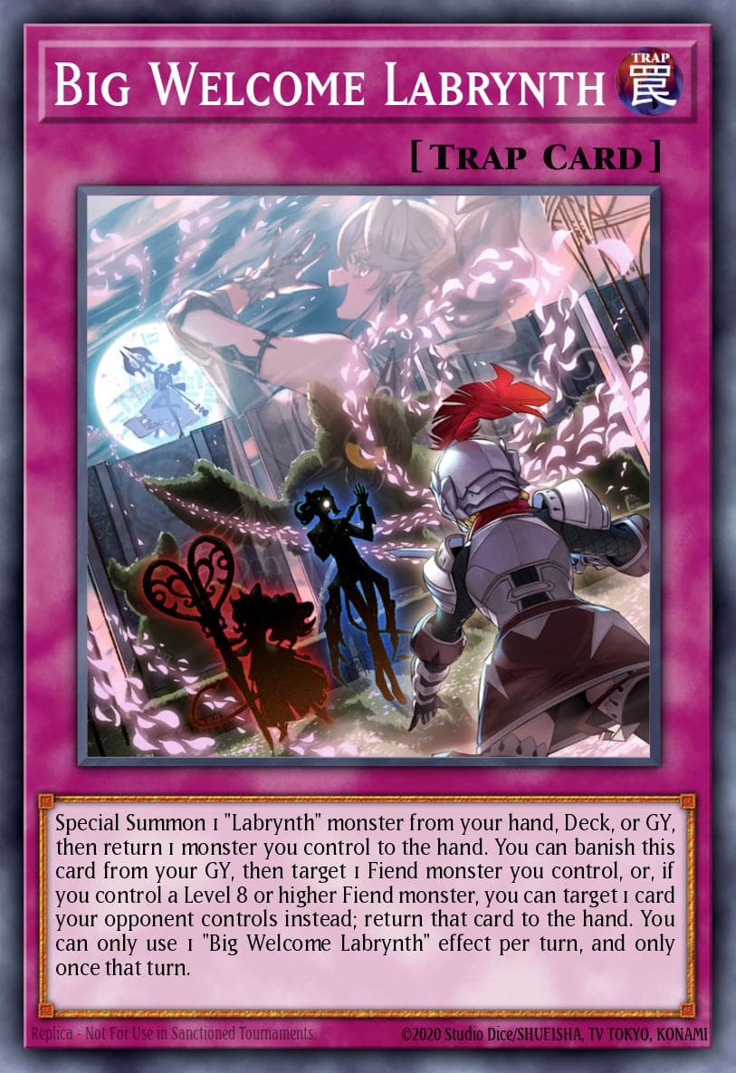 Big Welcome Labrynth 25th Anniversary Tin: Dueling Mirrors card