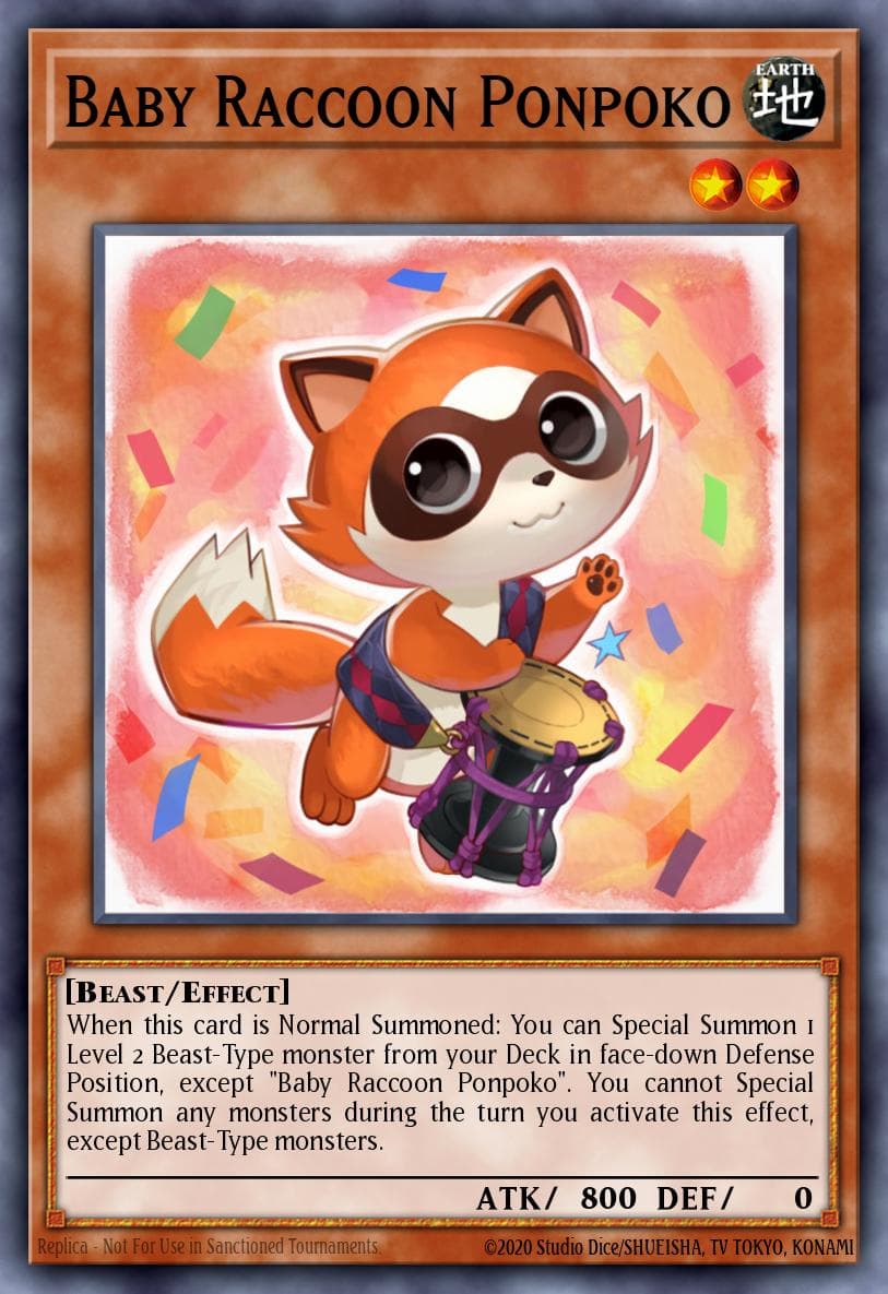 Baby Raccoon Ponpoko 2014 Mega-Tin Mega Pack card