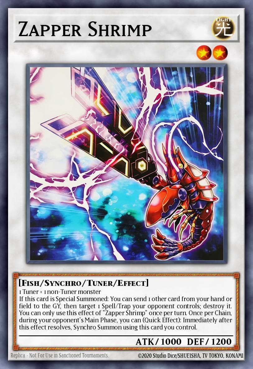 Zapper Shrimp The Infinite Forbidden card