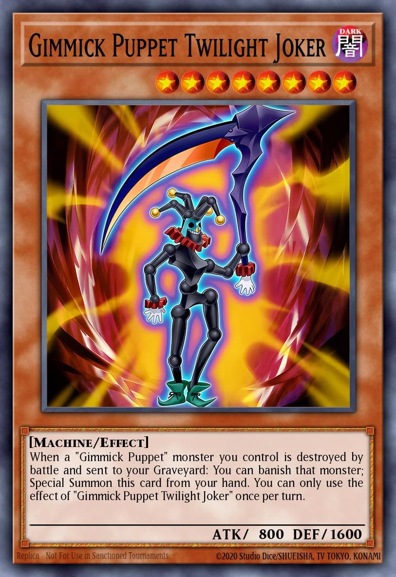 Gimmick Puppet Twilight Joker Number Hunters card