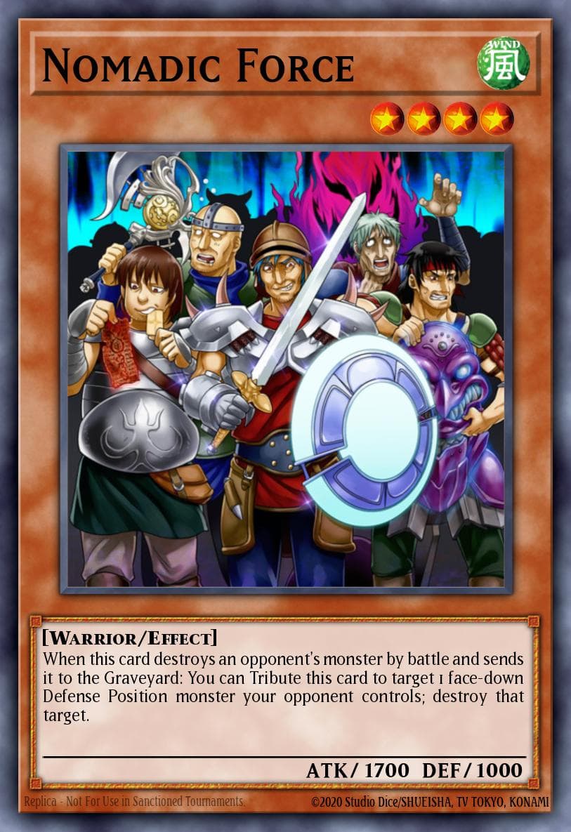 Nomadic Force 遊戲王 card