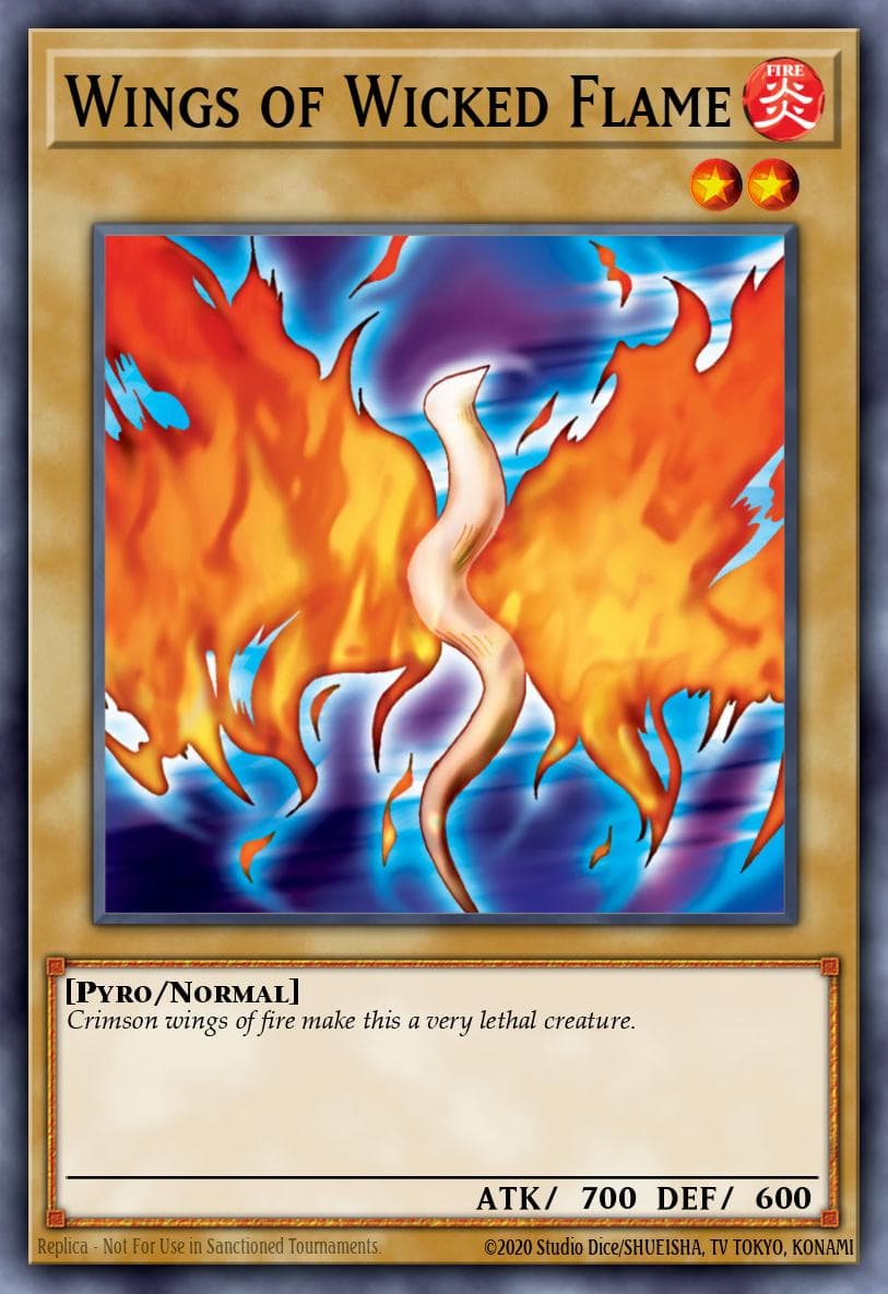 Wings of Wicked Flame Astral Pack Four card