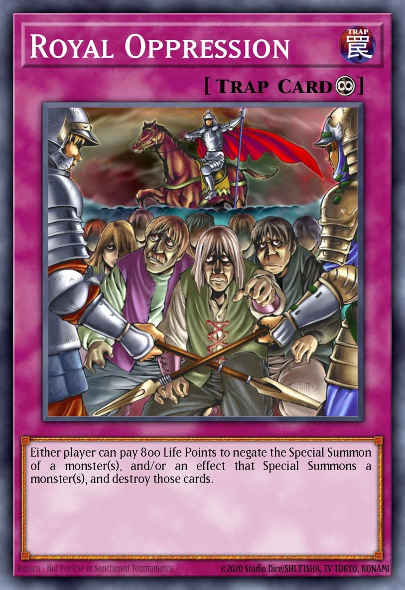 Royal Oppression Dark Beginning 2 card