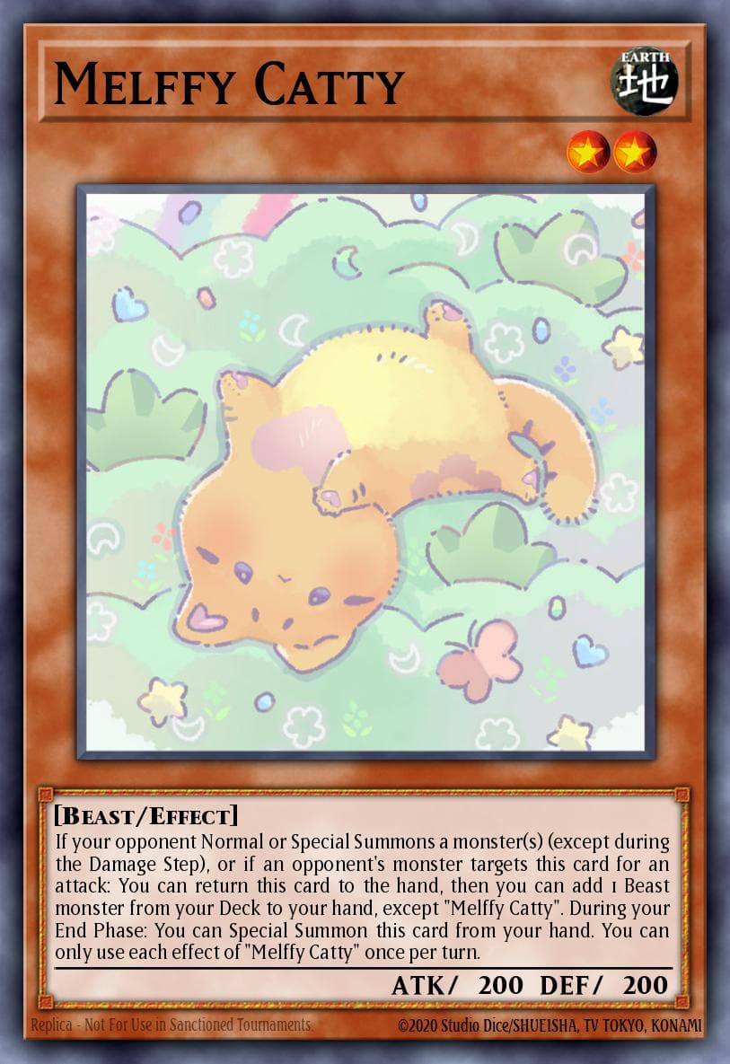 Melffy Catty Rise of the Duelist Premiere! promotional card card