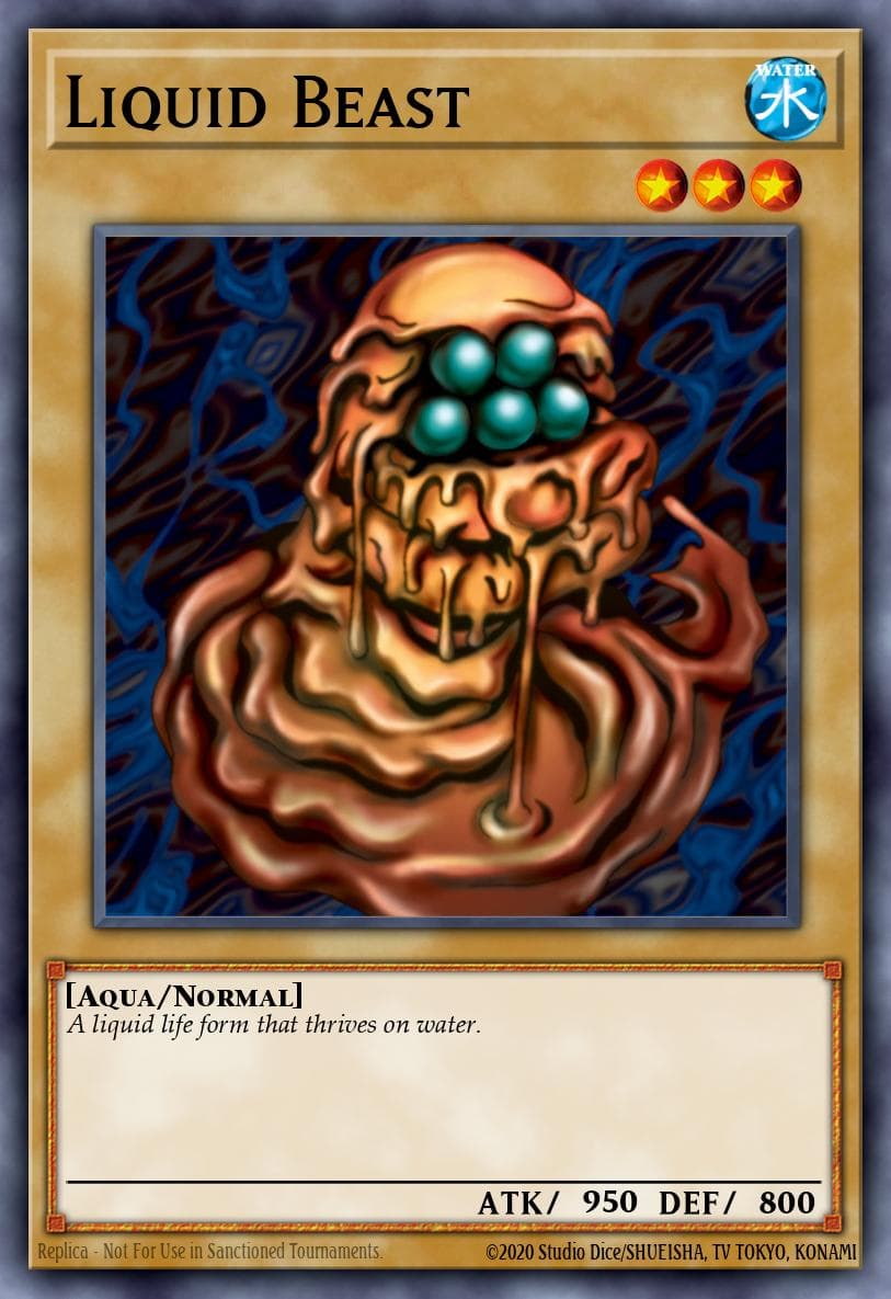 Liquid Beast Spell Ruler card