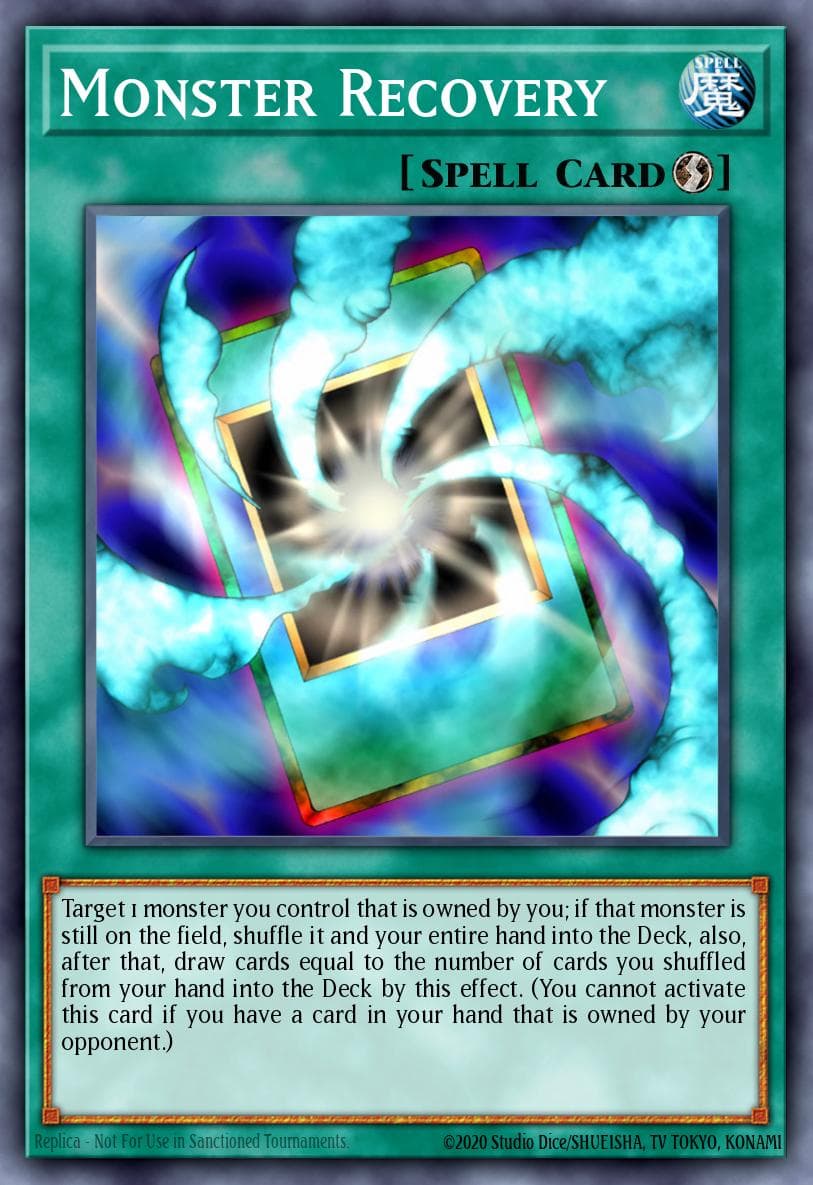 Monster Recovery Pharaoh's Servant card