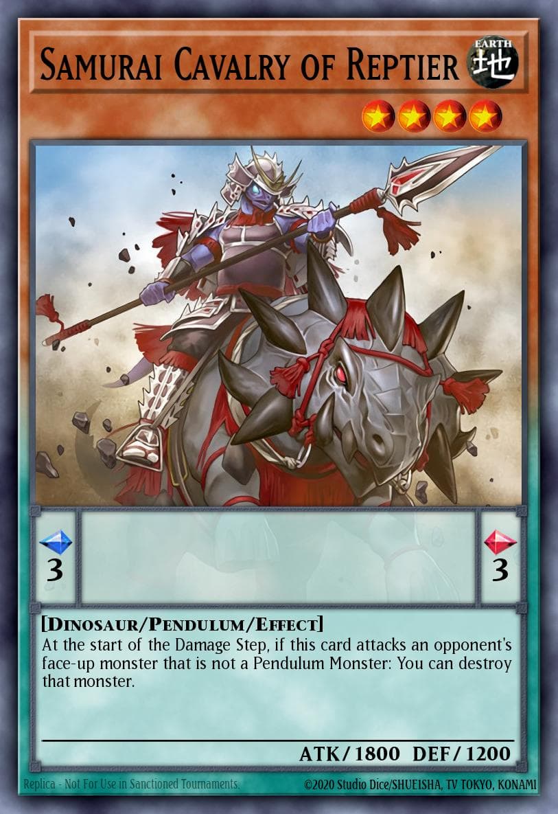 Samurai Cavalry of Reptier Dimension of Chaos: Special Edition card
