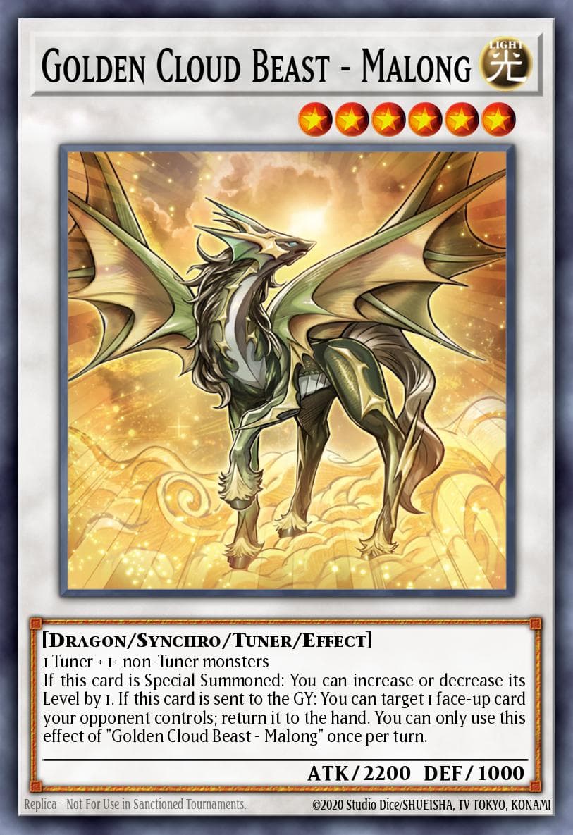 Golden Cloud Beast - Malong Cyberstorm Access card