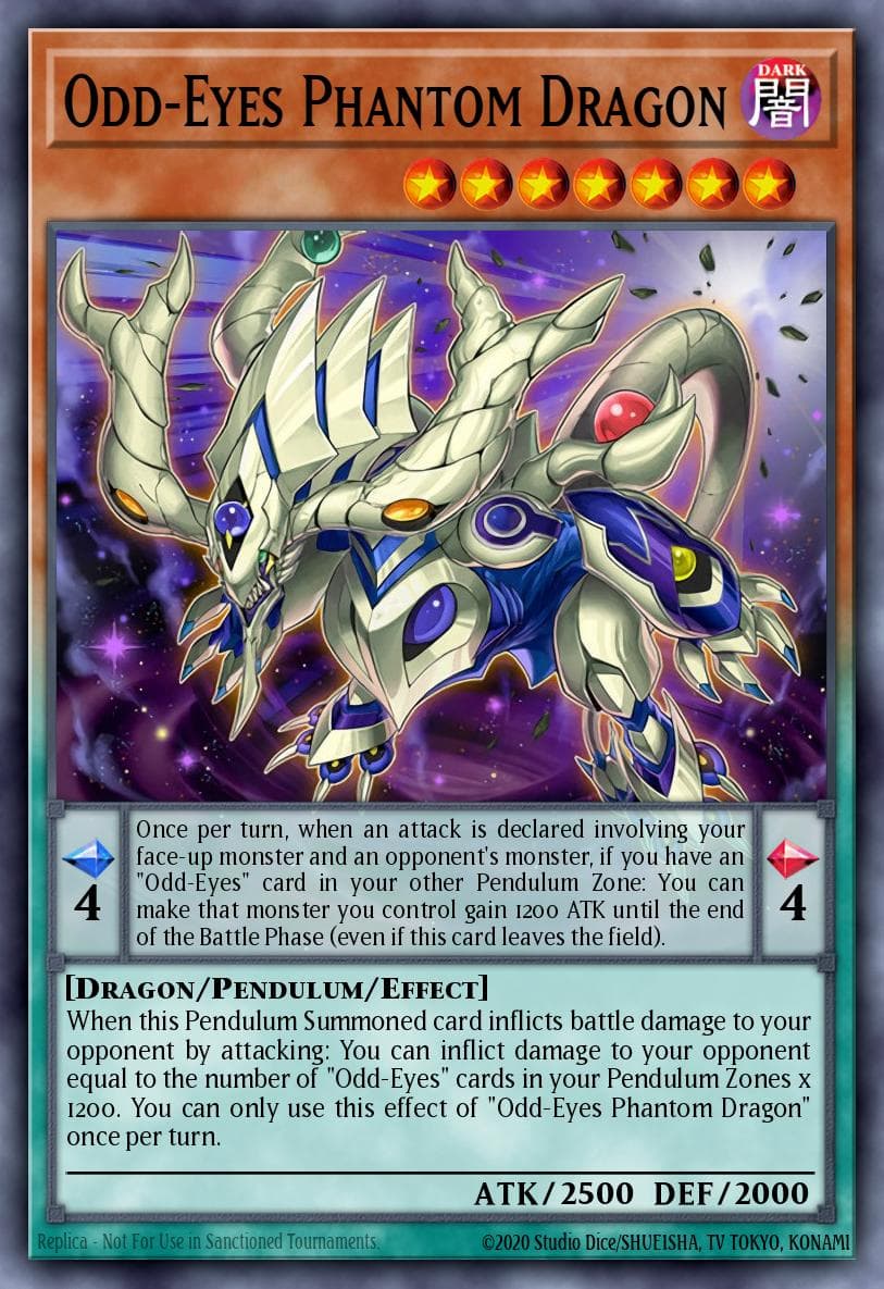 Odd-Eyes Phantom Dragon Legendary Dragon Decks card