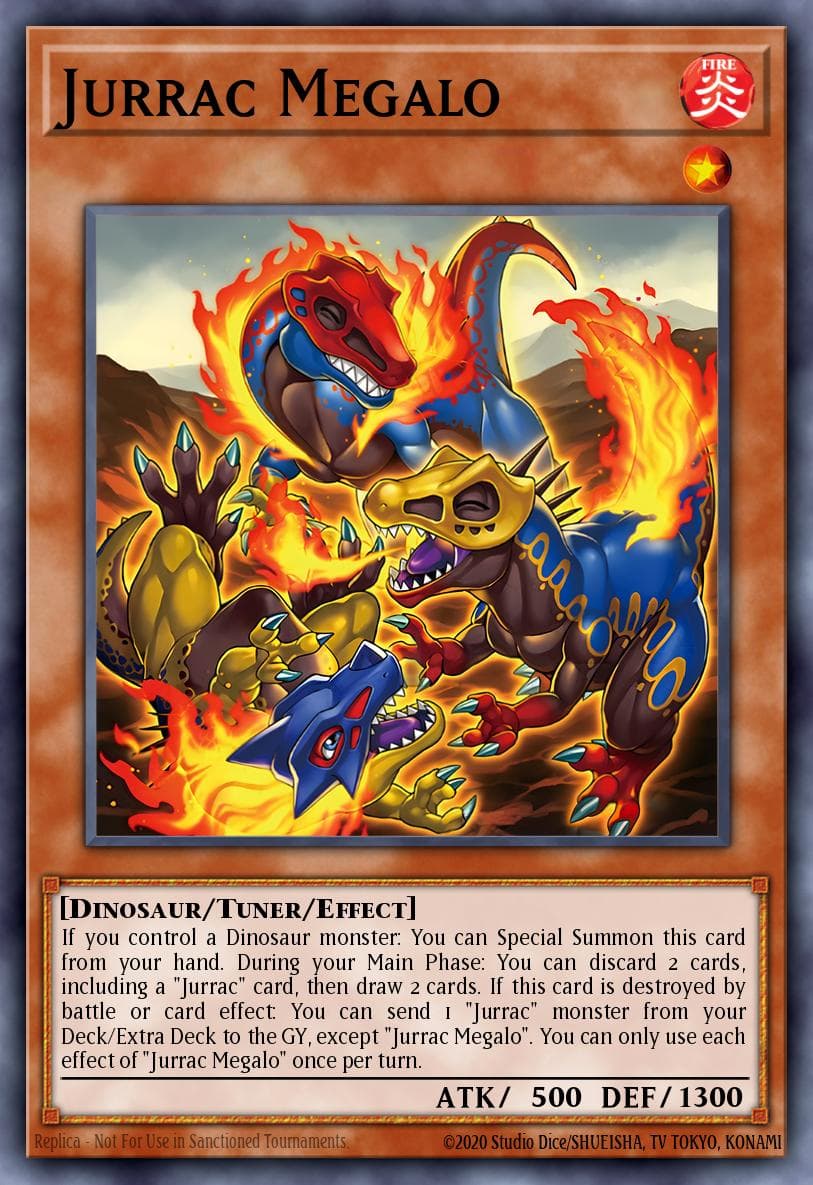 Jurrac Megalo Battles of Legend: Monster Mayhem card
