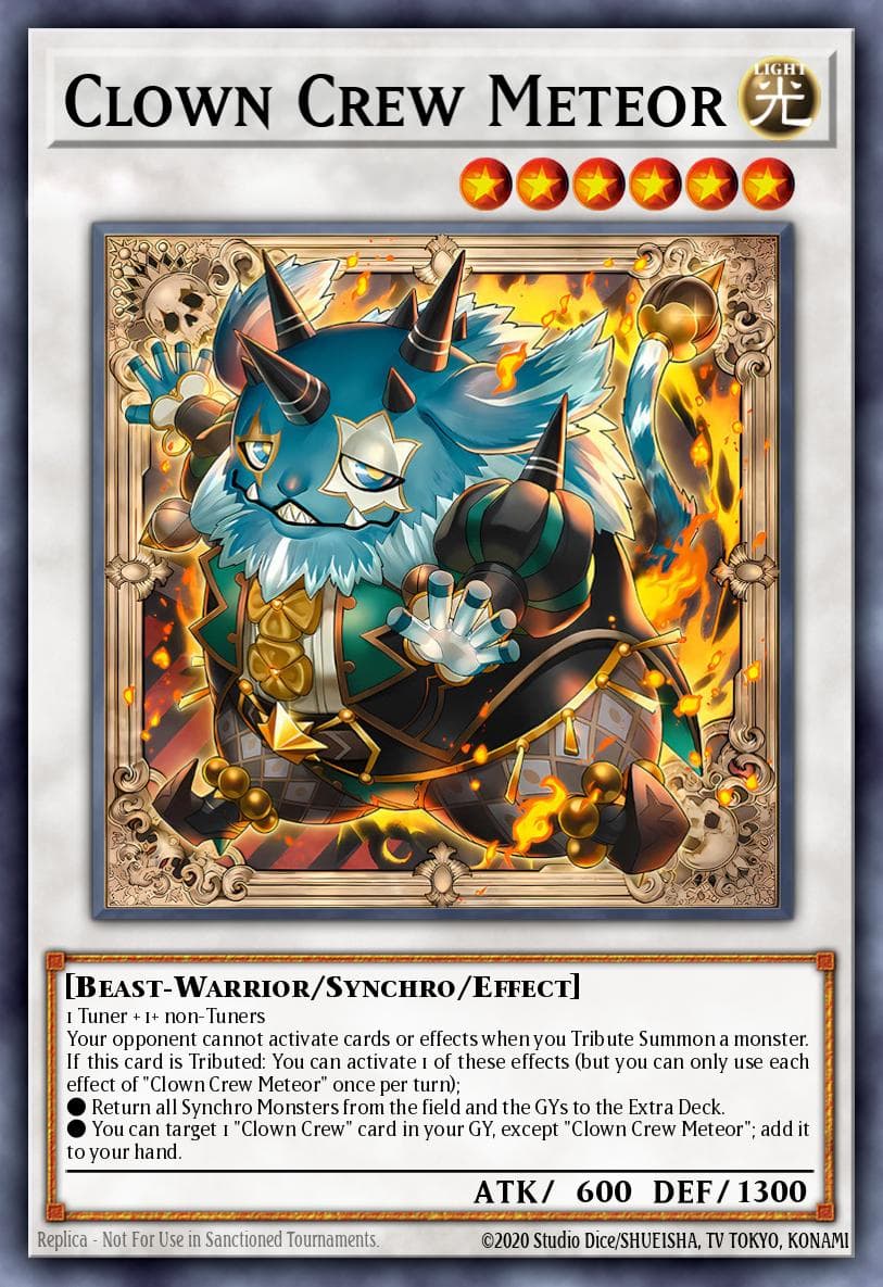 Clown Crew Meteor Blazing Dominion card