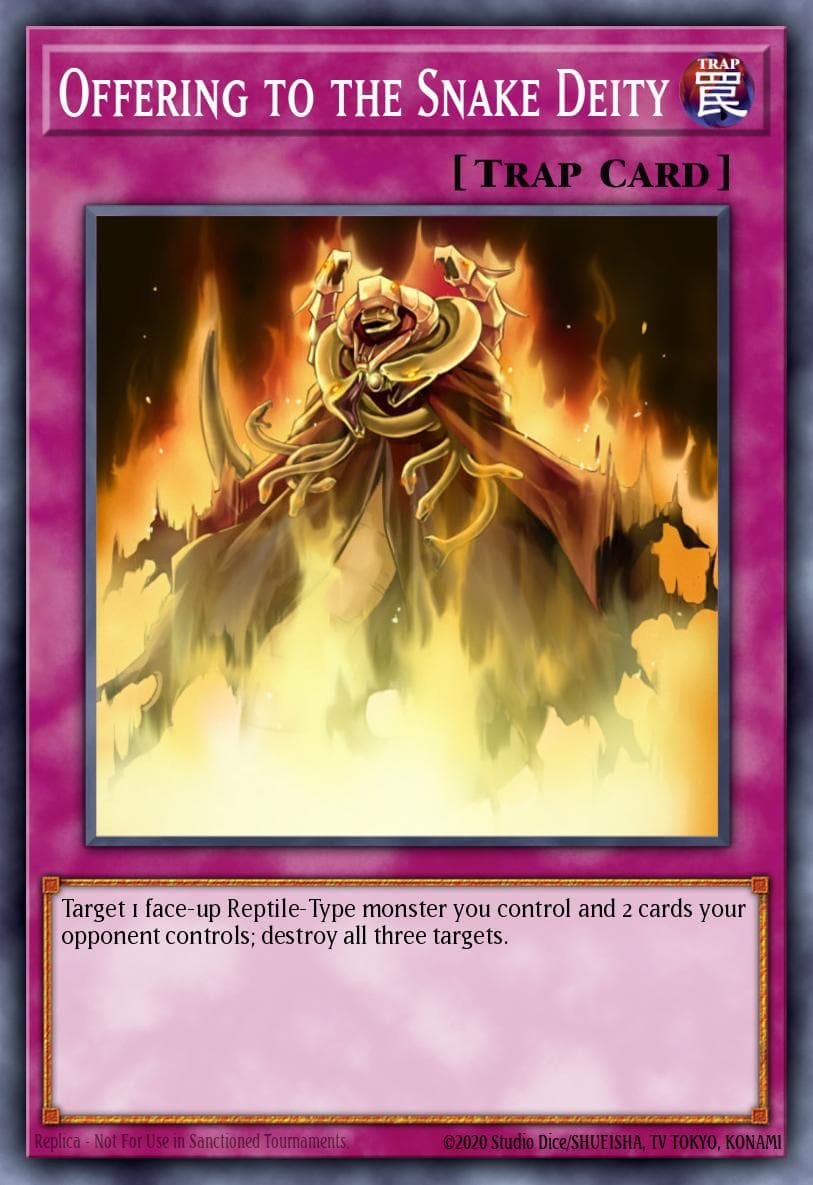 Offering to the Snake Deity Phantom Darkness: Special Edition card