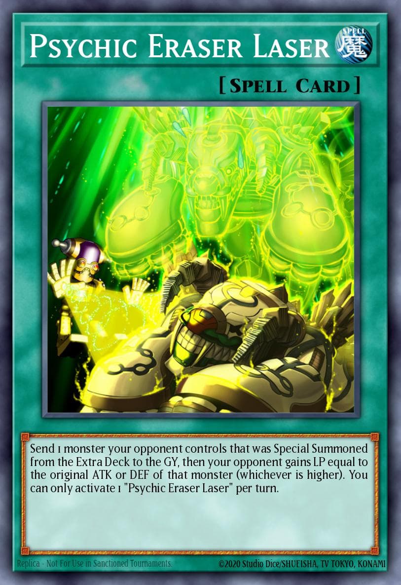 Psychic Eraser Laser 2022 Tin of the Pharaoh's Gods card