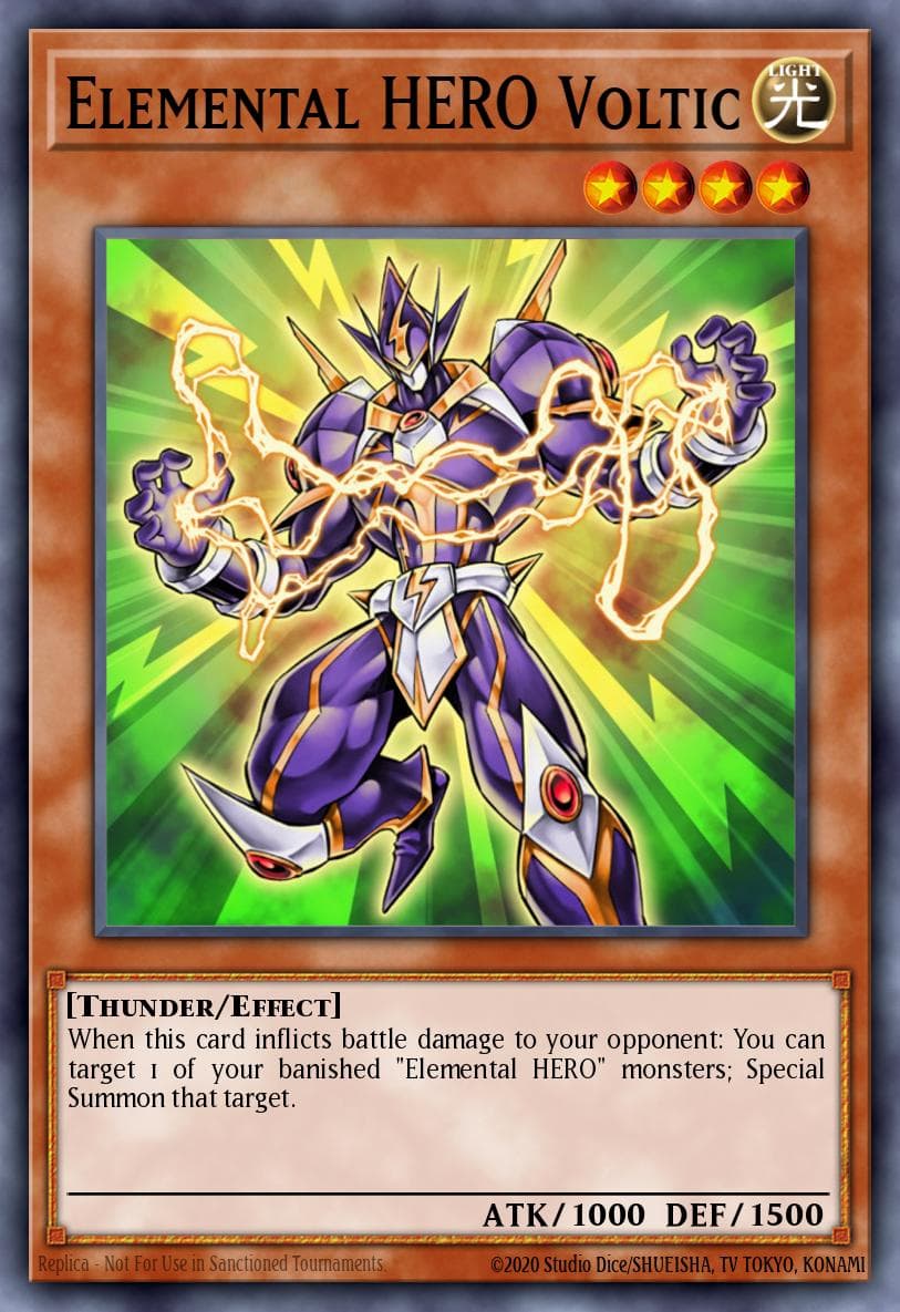 Elemental HERO Voltic HERO Strike Structure Deck card