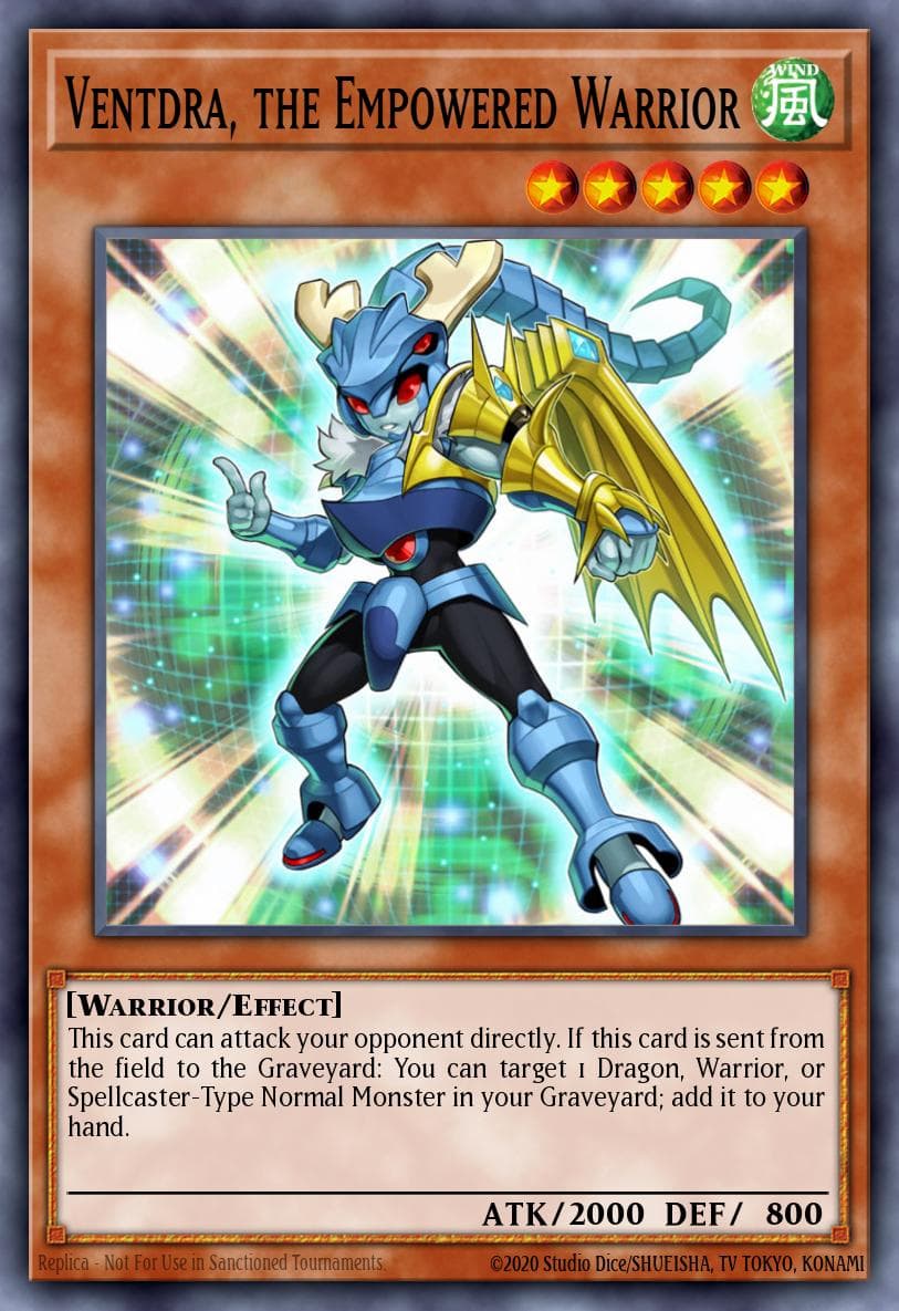 Ventdra, the Empowered Warrior Super Starter: Space-Time Showdown card