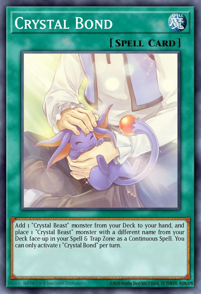 Crystal Bond Structure Deck: Legend of the Crystal Beasts card