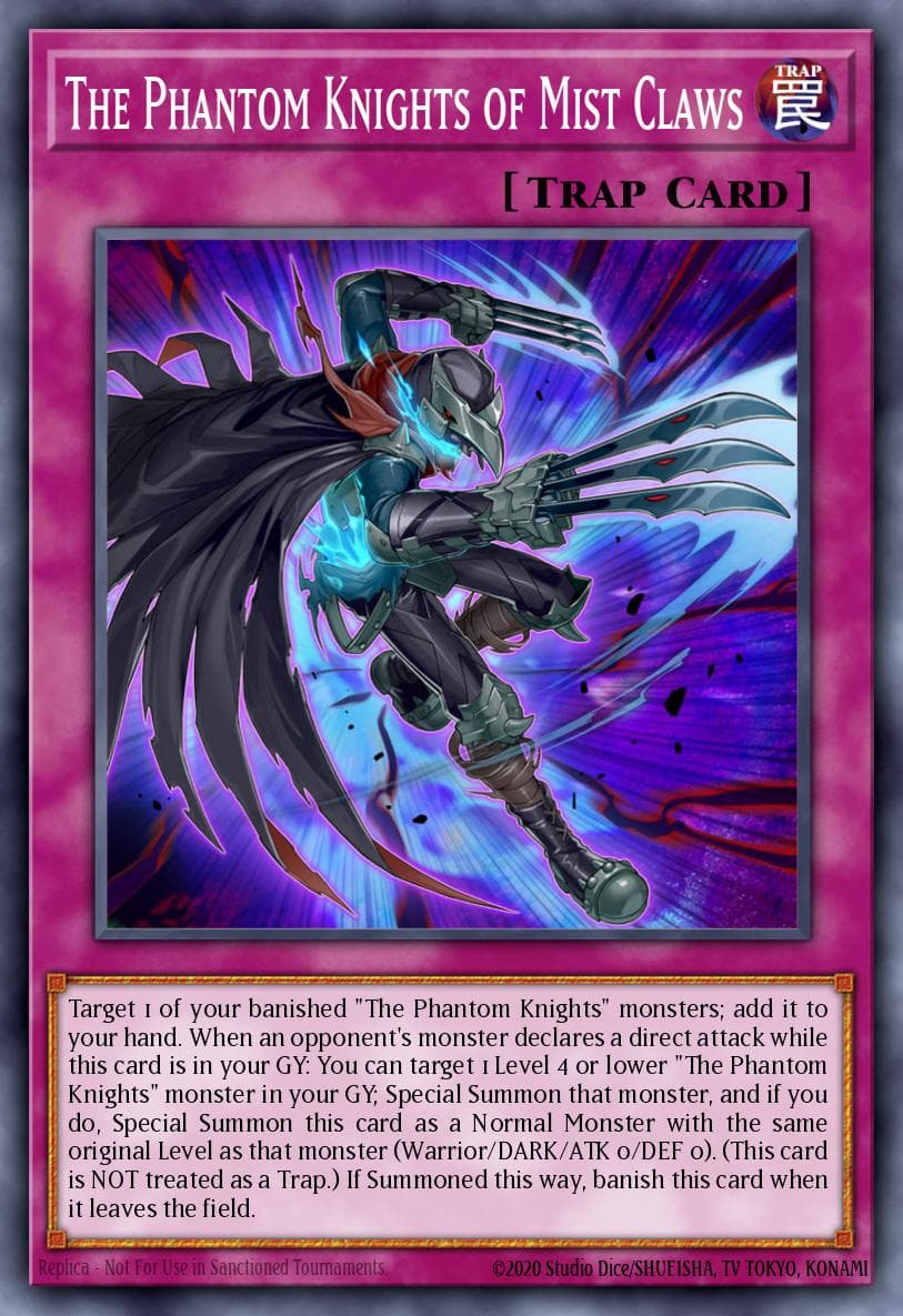 The Phantom Knights of Mist Claws Legendary Hero Decks card