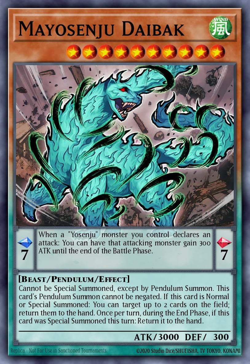 Mayosenju Daibak The Secret Forces card