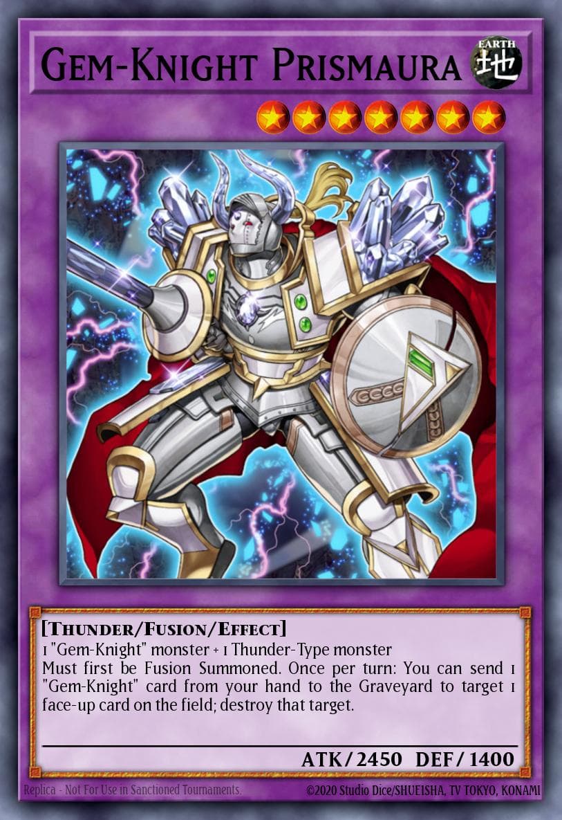 Gem-Knight Prismaura Hidden Arsenal 6: Omega Xyz card