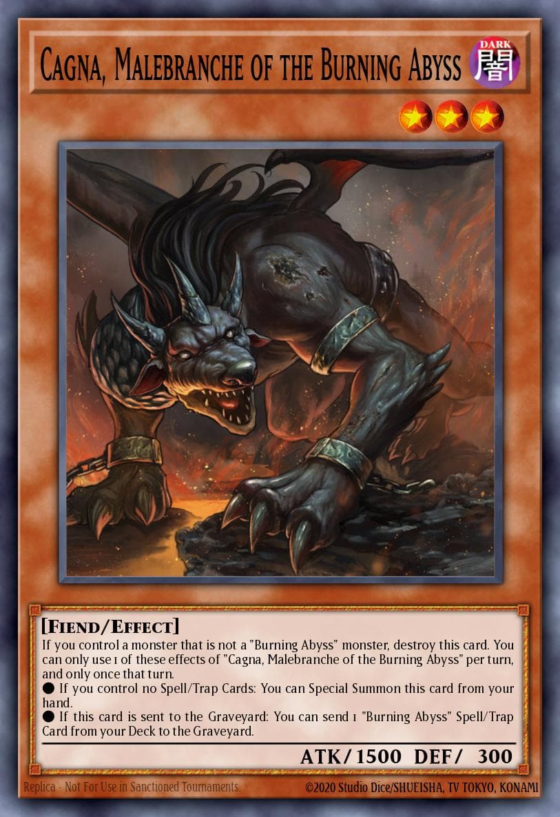 Cagna, Malebranche of the Burning Abyss Secrets of Eternity: Super Edition card