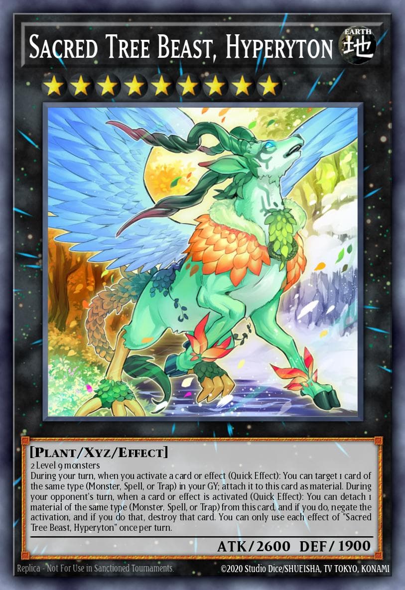 Sacred Tree Beast, Hyperyton 2022 Tin of the Pharaoh's Gods card