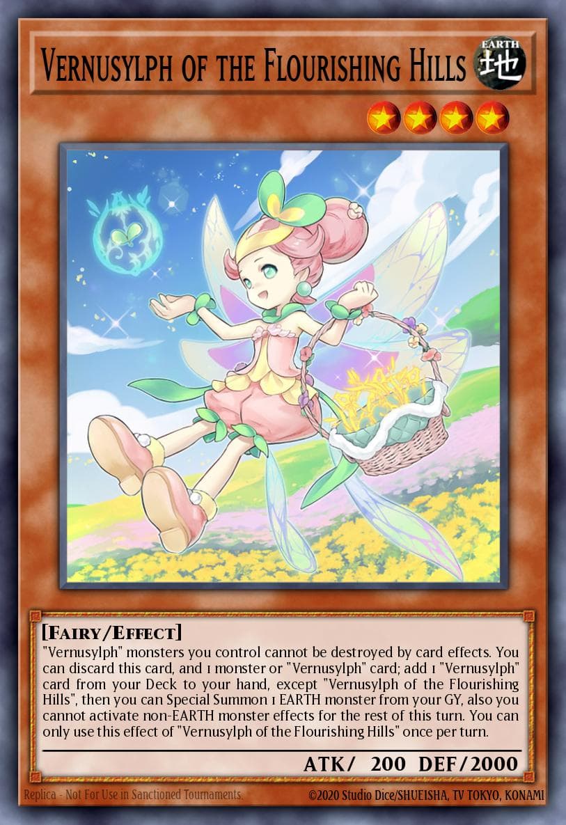 Vernusylph of the Flourishing Hills Power of the Elements card