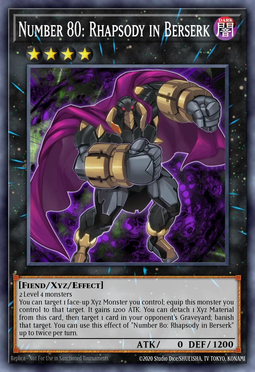 Number 80: Rhapsody in Berserk Astral Pack Six card