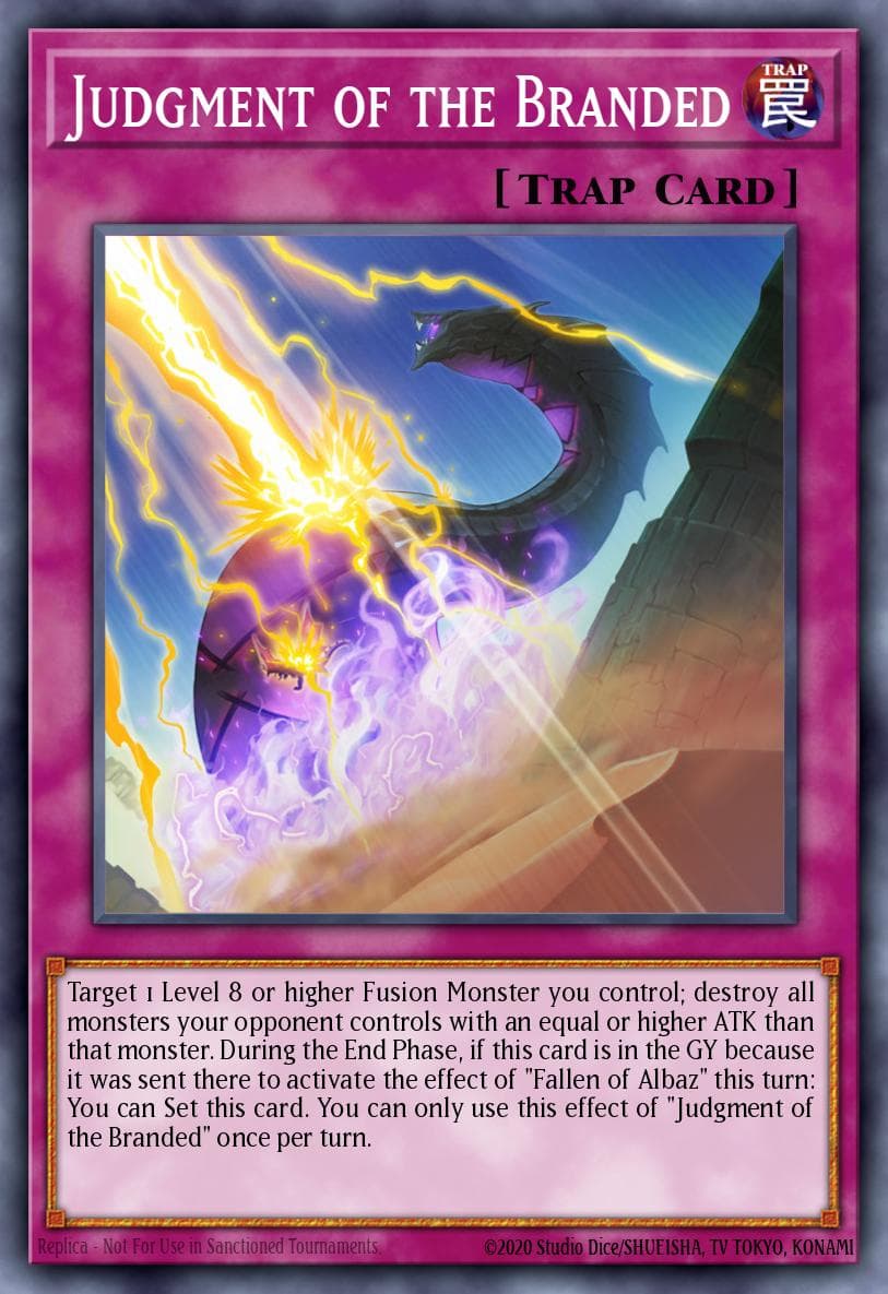 Judgment of the Branded 2022 Tin of the Pharaoh's Gods card