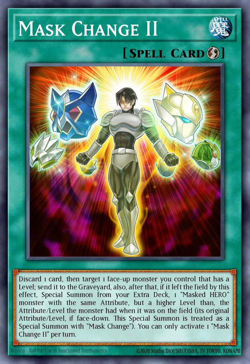 Mask Change II HERO Strike Structure Deck card