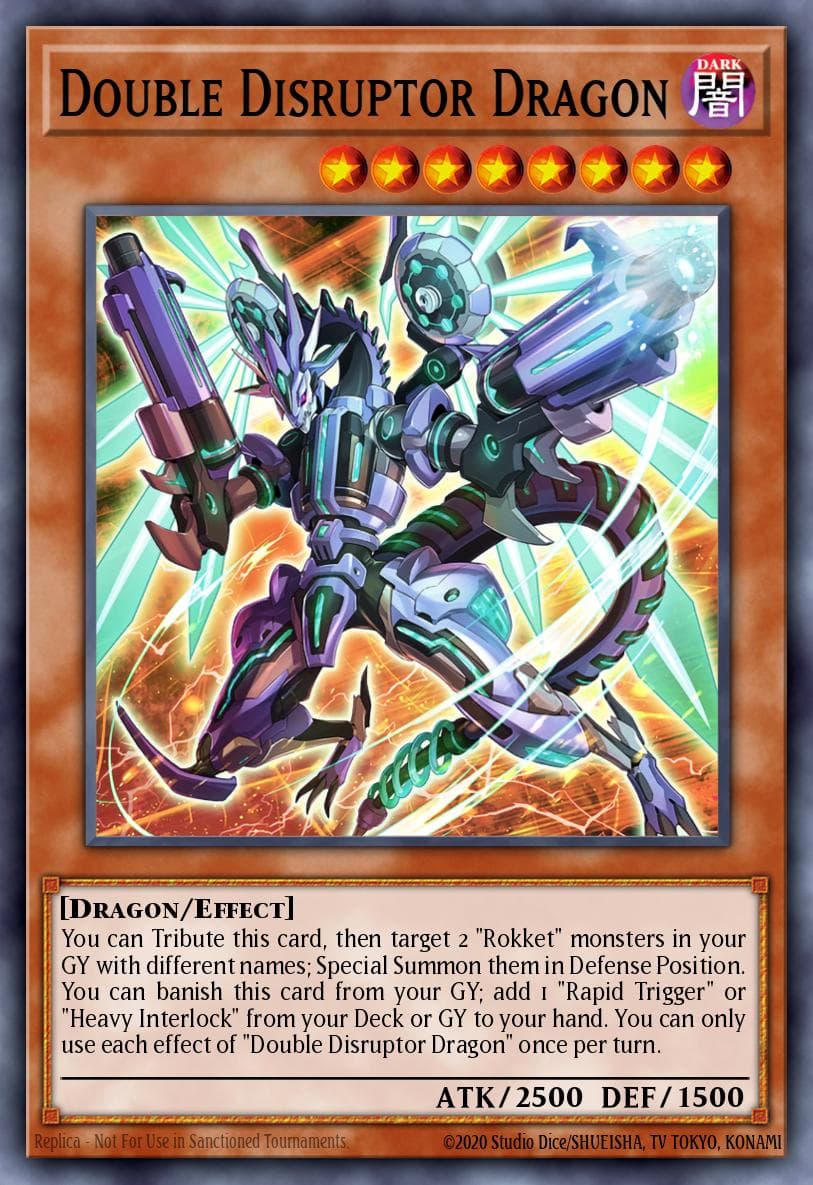 Double Disruptor Dragon Burst of Destiny card