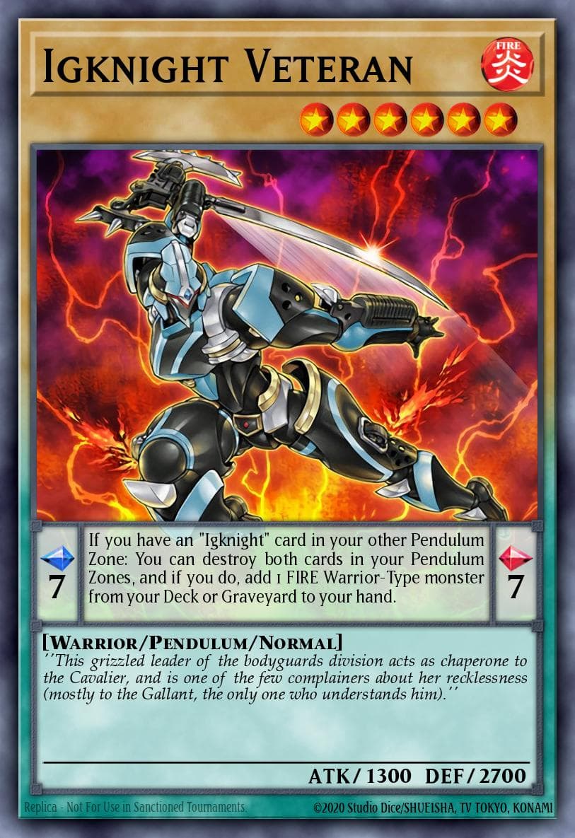 Igknight Veteran Dimension of Chaos: Special Edition card