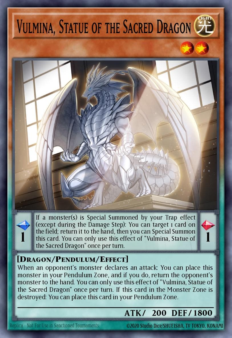 Vulmina, Statue of the Sacred Dragon The Infinite Forbidden card