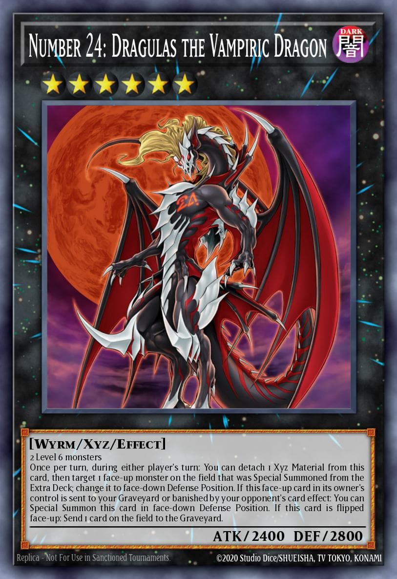 Number 24: Dragulas the Vampiric Dragon Dragons of Legend: The Complete Series card