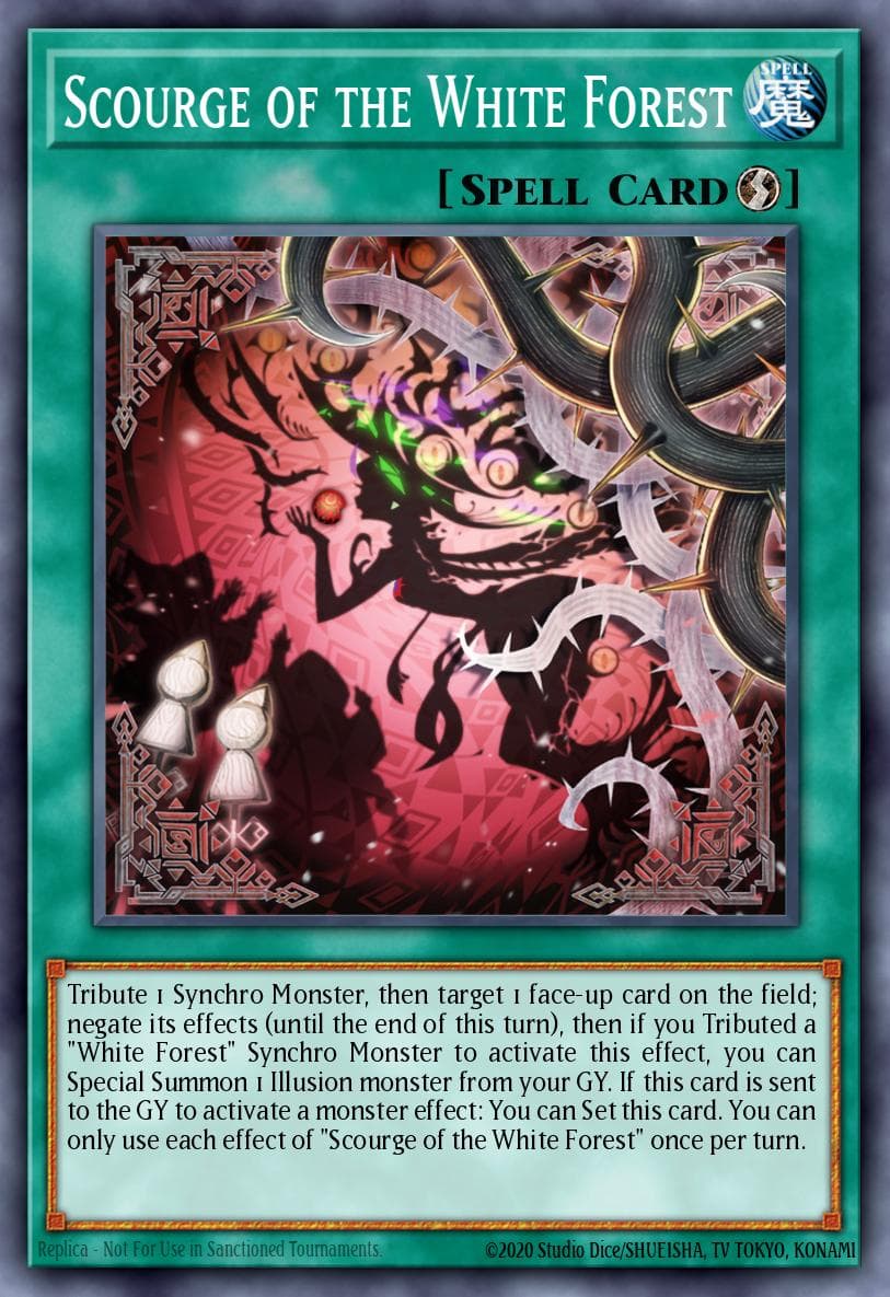 Scourge of the White Forest Rage of the Abyss card