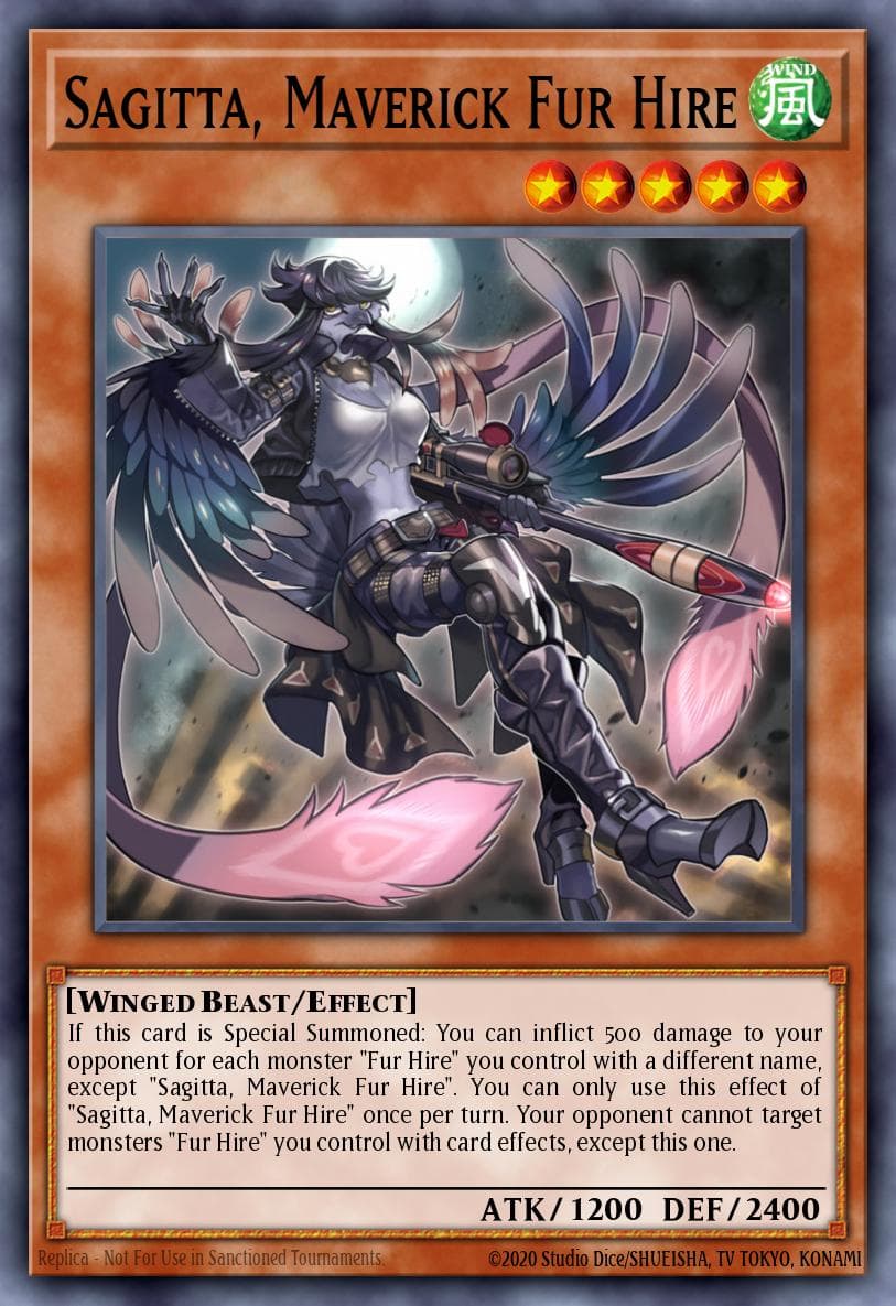 Sagitta, Maverick Fur Hire Dark Saviors card