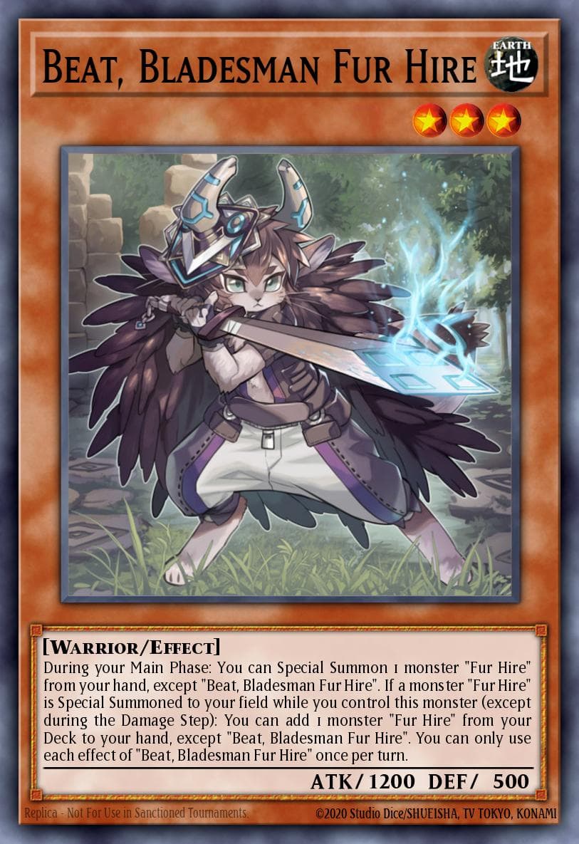 Beat, Bladesman Fur Hire Maze of Muertos card