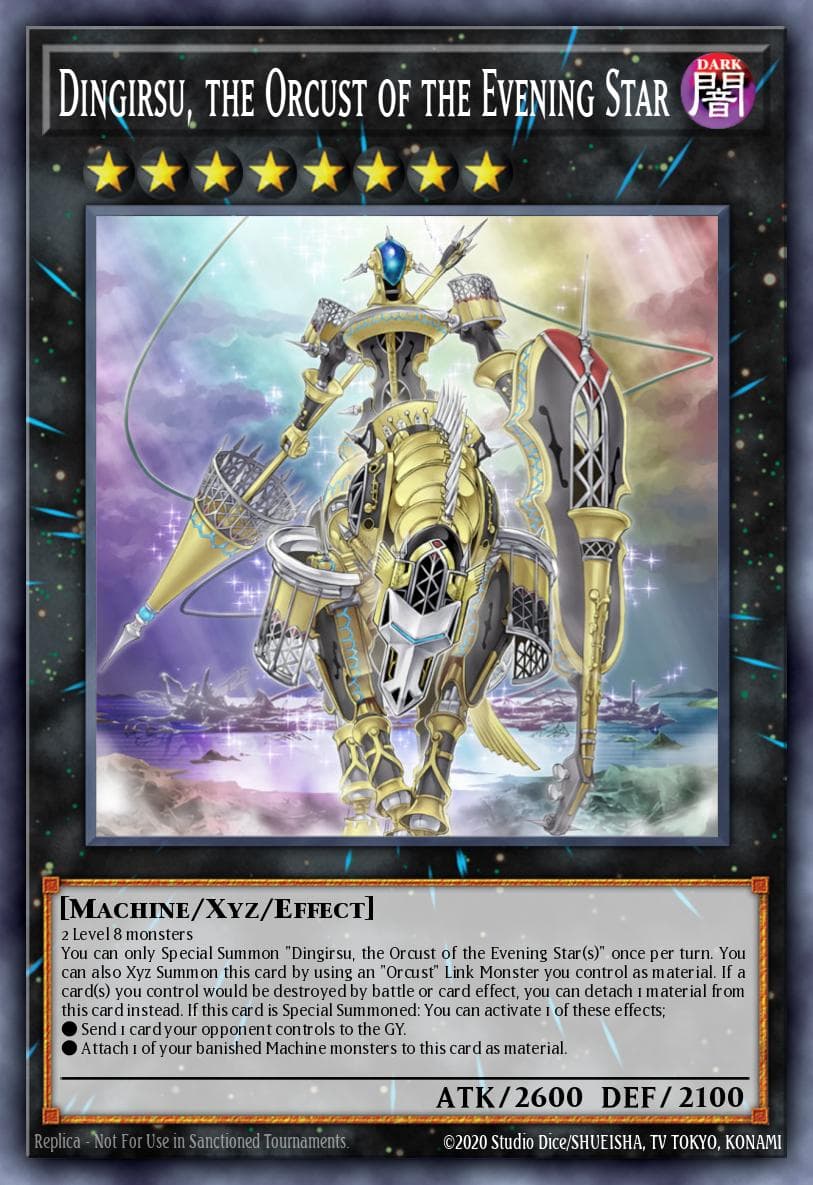 Dingirsu, the Orcust of the Evening Star Duel Overload card