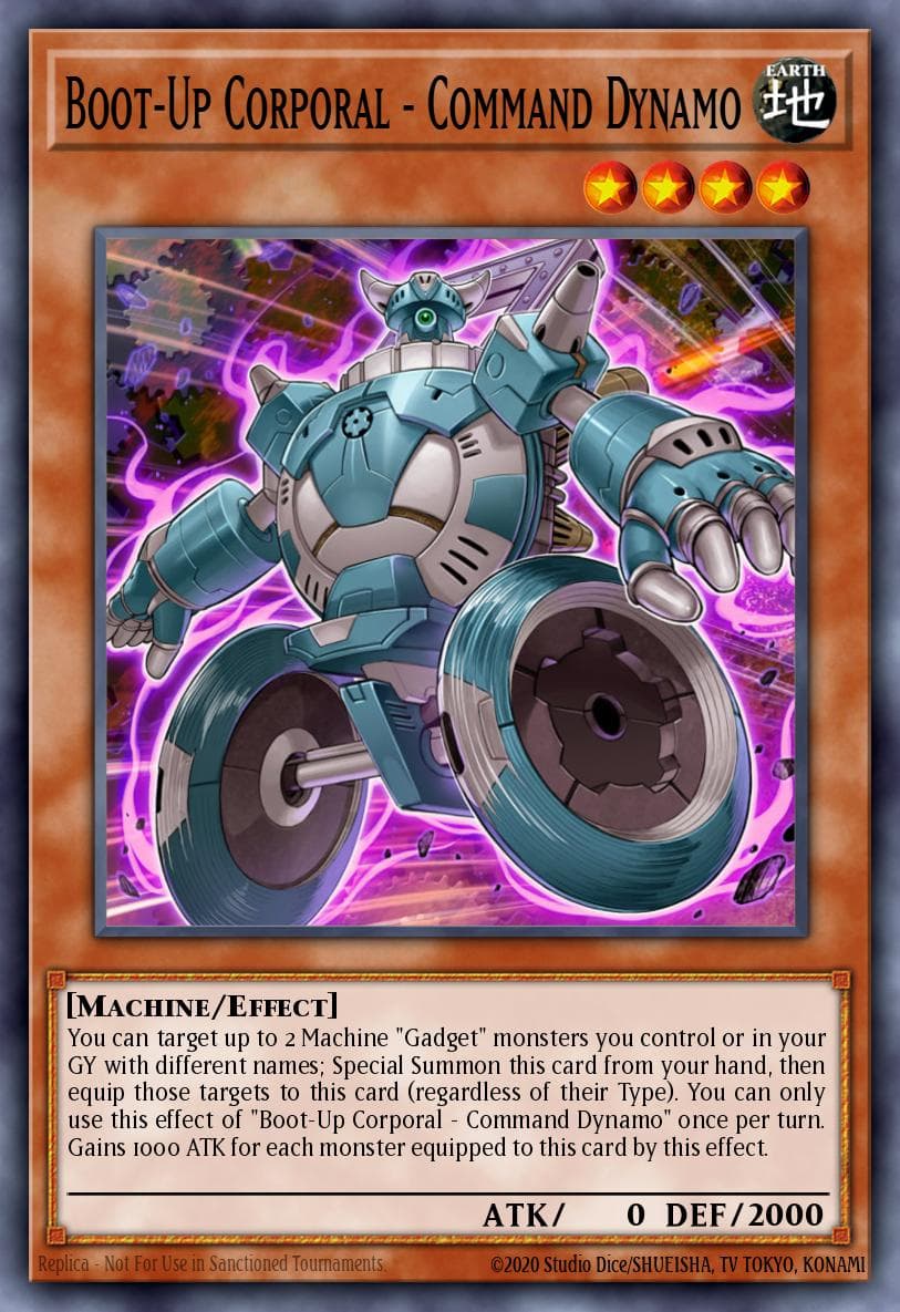 Boot-Up Corporal - Command Dynamo 遊戲王 card