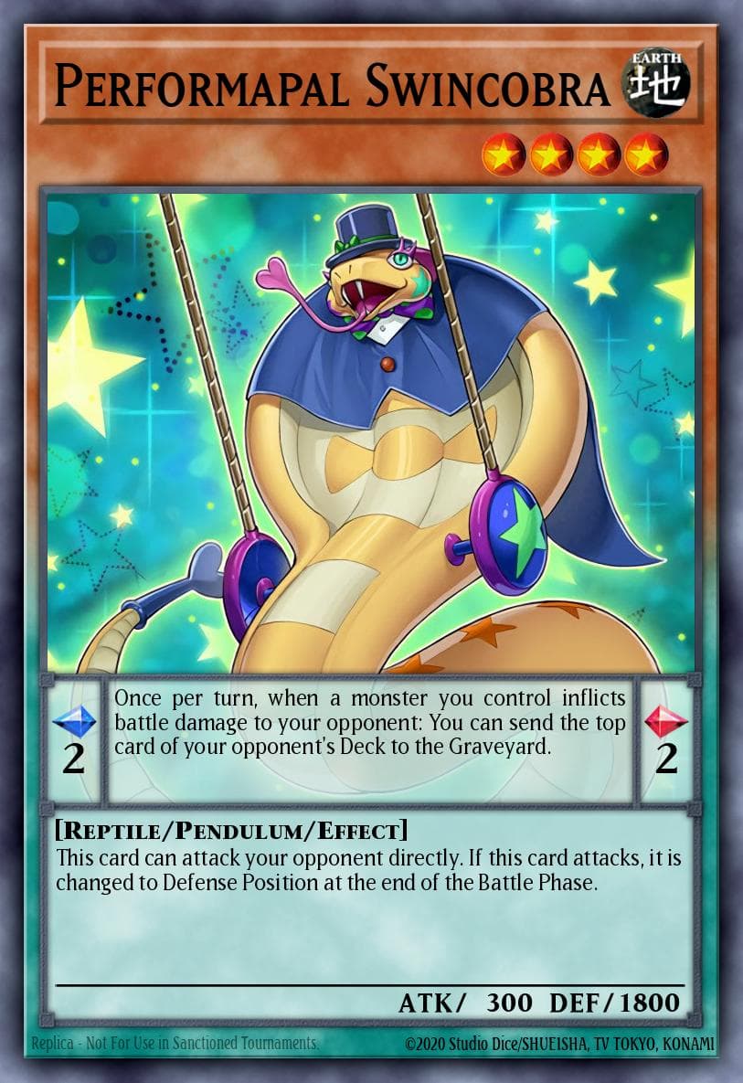 Performapal Swincobra Starter Deck: Yuya card