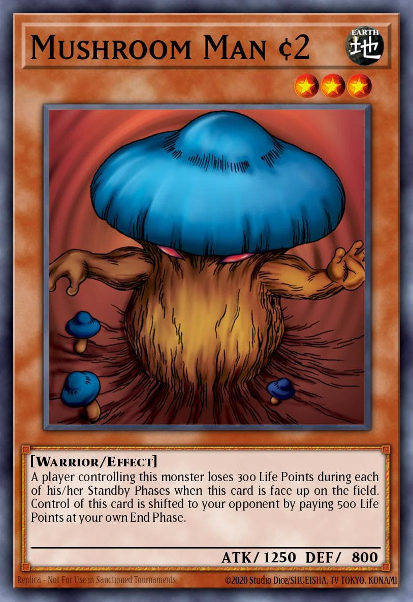 Mushroom Man #2 Metal Raiders card